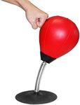 PowerTRC Desktop Punching Bag, Portable Stress Relief Punching Bag for Home and Office, Fun Boxing Exercise for Kids and Adults, Funny Gift for Coworkers Or Boss