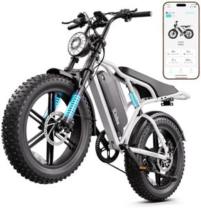 TST Electric Bike for Adults, 1500W Peak Motor, 20" x 4.0" Fat Tire E-Bike, 48V 15Ah Removable Battery, Dual Suspension & Disc Brakes, LCD & APP Control, UL 2849 Certification
