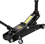 Torin T83006W Blackjack Hydraulic Trolley Service/Floor Jack (Fits: SUVs and Extended Height Trucks): 3 Ton (6,000 lb) Capacity, Black