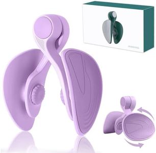 TINRIEF Thigh Master Exerciser Equipment, Pelvic Floor Trainer, Kegel Exerciser for Postpartum Rehabilitation, Inner Thigh Exerciser, Thigh Toner Workout Equipment for Adult (Dark Purple)