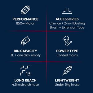 Hoover Breeze EVO Upright Vacuum Cleaner – Lightweight Bagless
