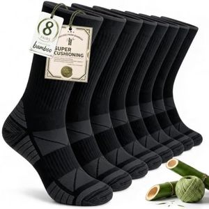 Salilas Mens Socks Bamboo Viscose, Running Athletic, Crew
