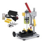 Mini Drill Press,Portable Pillar Drill with 795 Motor,Precision Bench Drill Machine with CNC Machining,Elecric Table Driller for Metal Wooden Jewelry DIY