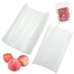 100 PCS 10X15cm Textured Food Vacuum Food Sealer Bags,Vacuum Freezer Storage Bag Thick Embossed Upgrade Seal Precut Bag with All Types Sealer Machines Withstands Freezing Boiling Microwaving