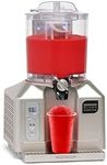 Nostalgia Professional Frozen Slush Machine 2.8 Liter Blender, Premium Quality Smoothies or Slushies for Kitchen Countertops and at-Home Bars, Stainless Steel