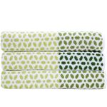 Christy Midori Bath Sheet | Set of 1| 100% Cotton | 550GSM | Soft Geometric Flower Towel | 90cm x 150cm | Quick Dry | Green