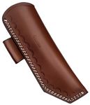 Ottoza TOP Grain Leather Knife Sheaths for Fixed Blade Knives, Leather Knife Sheath for Belt, Leather Knife Holster Belt Knife Holder, Vertical Knife Sheath for Belt No:206