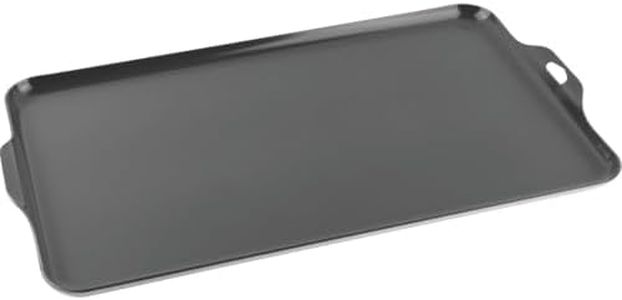 Coghlan's 7640 Two Burner Non-Stick Camp Griddle, 16.5 x 10-Inches Black