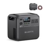 BLUETTI Elite 200 V2 Portable Power Station with Charger 1, 2073.6Wh LFP Backup, 560W Alternator Charger, 4 AC Outlets (2600W), 4.2H Full Charge via Car, Ideal for Camping, Off-grid and Power Outages