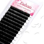 Eyelash Extensions Individual Lashes 0.15 D curl 8-14mm Mix Classic Lash Extensions FADVAN Single Volume Fan Eyelashes Professional Matte Black Semi Permanent Soft Natural for Salon (Mix 8-14)