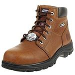 Skechers Men's Workshire Classic Boots, Brown Embossed Leather, 9 UK