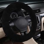 Fluffy Steering Wheel Cover Super Soft Wool Steering Wheel Cover Wrap Winter Car Steering Wheel Cover Universal Auto Steering Wheel Cover Protector Anti-Slip Car Accessories Decoration For Women Men