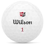 WILSON Men's Duo Soft Golf Balls - White