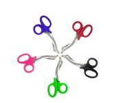 Utility Bandage Fire Rescue Tuff Cut Scissor First Aid Nurse Paramedic Trauma Shears First Aid Medical Scissors CE (Black 5.5)