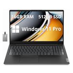 Lenovo V15 GEN 3 15.6" FHD Business Laptop, AMD Ryzen 5 7520U, 16GB RAM, 512GB PCIe SSD, AMD Radeon Graphics, HD Camera, Dolby Audio, Wi-Fi 6, Bluetooth, Win 11 Pro, Black, 32GB Hotface USB Card