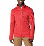 Columbia Mens Park View Full Zip Fleece Jacket, Mountain Red Heather, L