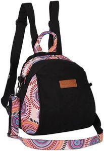 CHARISMOMIC Vibrant Paisley Printed Trims Mini Diaper Backpack for Mothers Stylish and Travel Friendly Newborn Baby Diaper Backpack