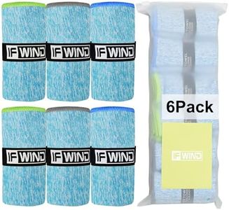 IFWIND 6 Pack Microfiber Gym Towels - Fast Drying Workout Accessories for Men & Women, Sports Exercise Fitness Gear, Tennis Towels for Body Hot Yoga