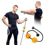 activelife - HighTrainer, Double Lacrosse Resistance Band and Balls Massager for Deep Tissue Massage, Gaming Accessory for Comfort, Stretching and Exercise for the Back, Neck and Shoulders