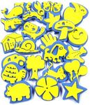 Major Brushes Crafty Foam Shapes Pack of 24