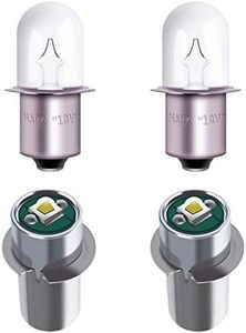 18V Flashlight Bulb 780287001 with Led Upgrade Bulb for Compatible with Ryobi Ridgid Craftsman Black & Decker P704 P703 P700 Replacement LED Conversion Kit