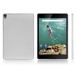 Google Nexus 9 Case, BoxWave [Arctic Frost Crystal Slip] Flexible, Form Fitting, TPU Case for Google Nexus 9 - Frosted Clear