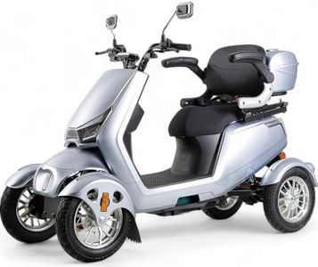 Mobility Scooters for Adults & Seniors, Heavy Duty 4-Wheel 3-Speed .1000W 15 MPH with 35 Mile Long Range Battery 20° Max Climbing, Remote Key (Silver)