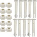 ZDNT 10 Pieces Plastic Pool Joint Pins Set Plastic Replacement Pool Joint Pins for Frame & Pool Intex Pool Replacement Parts,Pool Replacement Parts(2.36inch