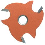 CMT 823.340.11 3-Wing Slot Cutter with 45-Degree Bore, 5/32-Inch Cutting Length, 5/16-Inch Bore