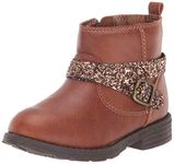 Carter's Baby-Girl's Cathy Ankle Boot, Brown, 3 UK Child