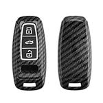 kwmobile Key Cover Compatible with Audi A6 A7 A8 Q7 Q8 - Carbon