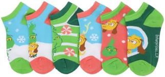 Bioworld Youth Grinch Ankle Socks 6-Pack