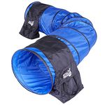 Better Sporting Dogs 10 Foot Long Dog Agility Tunnel with Sandbags | Dog Agility Equipment | Dog Agility Training