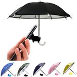 FantasyBear Uv Protection Phone Umbrella,Universal Adjustable Piggy Suction Cup Phone Stand Umbrella for Phone,Stand Sun Visor,Sun Shade Cover Sun Shield Phone Suction Cup Holder (Black)