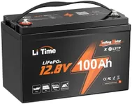 Litime 12V 100Ah TM LiFePO4 Battery with Low Temp Protection, Group 31 Lithium Battery, Buit in 100A BMS, Up to 15000 Deep Cycles, Perfect for Trolling Motors,Yacht, Marine, Boat, RVs, Home Energy