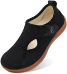 L-RUN Womens Bedroom Slippers Warm 