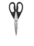 KitchenAid KE351OHOBA All Purpose Kitchen Shears with Protective Sheath for Everyday use, Dishwasher Safe Stainless Steel Scissors with Comfort Grip, Black