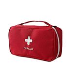 MSA Portable Travel Mini First Aid Kit Pouch | Emergency Tool Pill Storage Case | Mini Travel Medicine Bag | First Aid Pouch For Travelling (Set of 1)