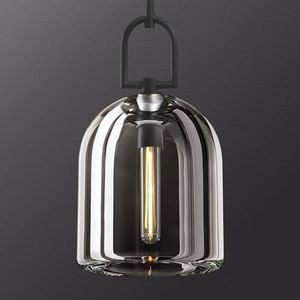 Crystal Black Pendant Light Fixtures, Modern 8inch Pendant Lights Kitchen Island, Island Lights for Kitchen,Crystal and Black Pendant Light, Indoor Pendant Lighting,E12 Bulb Included