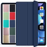 DuraSafe Cases iPad 7.9 Inch Mini 3 Mini 2 Mini 1 Gen [ Mini 3rd 2nd 1st ] MH3F2HN/A MH3G2HN/A MH3E2HN/A Protective Durable Shock Proof Supportive Magnetic Dual Angle Stand Cover - Navy Blue