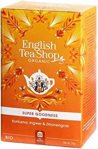 English Tea Shop Organic Turmeric, Ginger and Lemongrass 20 Teabags, 35 g