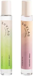 Skylar Lime Sands and Pink Canyon Eau de Perfume Layering 2 Pack- Hypoallergenic & Clean Perfume for Women & Men, Vegan & Safe for Sensitive Skin- (10mL /0.33 Fl oz)