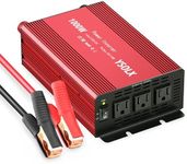 YSOLX 1000W Power Inverter 12v to 110v, DC to AC Converter with 3 AC Outlet, 1000 Watt Inverter for 12v Truck/Rv/Camping/Home/Emergency Power