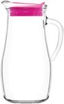 LAV Misket Glass Water Jug - 1.8L - Large Glass Kitchen Juice Pouring Decanter Pitcher