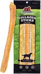 Redbarn All-Natural Large 12” Beef Collagen Sticks for Dogs - Long Lasting Low-Odor Alternative to Traditional Rawhide & Bully Sticks - Supports Healthy Joints, Skin, & Coat - 3 Pack