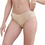 ROSEWARD 100% Mulberry Silk Underwear for Women 19 Momme Pure Silk Bikini Panties Real Organic Silk Brief Undies Champagne