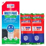 Multi Pave Patio, Path & Drive Cleaner. Removes Moss & Algae. Deters Weed Growth. 4 x 390g Pouches. Ideal for Paving Slabs, Tarmac & Resin Drives. Child & Pet Safe Eco Formula.