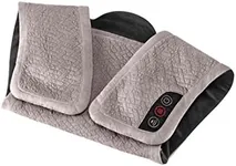 Homedics Vibration Heated Shoulder Massager Wrap, Comfort Pro Elite, Soft Fabric, Tension Relief, 2 Speeds & Styles, Long, NMS-450H