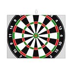 Shooting Range Target Dart Board Gun Game Dish Drying Mats for Kitchen Counter, Microfiber Absorbent Dish Drainer/Rack Mat Kitchen Decor 18"x24"