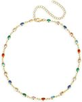 REELMAR Colorful Stone Crystal Neck